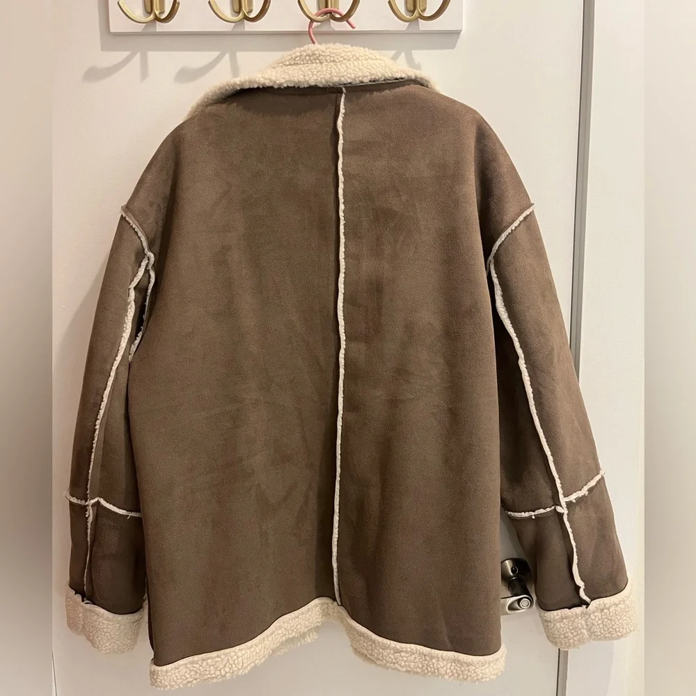 -SOLD- Shearling Coat - Picture 2 of 3